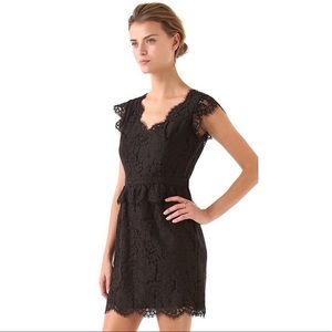 Joie Lebanon Lace Dress black XS